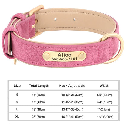 Personalized Dog Collar Custom Engraved