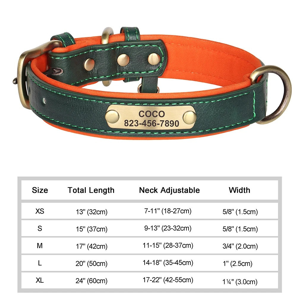 Personalized Dog Collar Custom Engraved